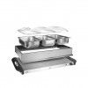 Banho Maria Buffet 3XGn1/3 300W 65X38X15.4cm