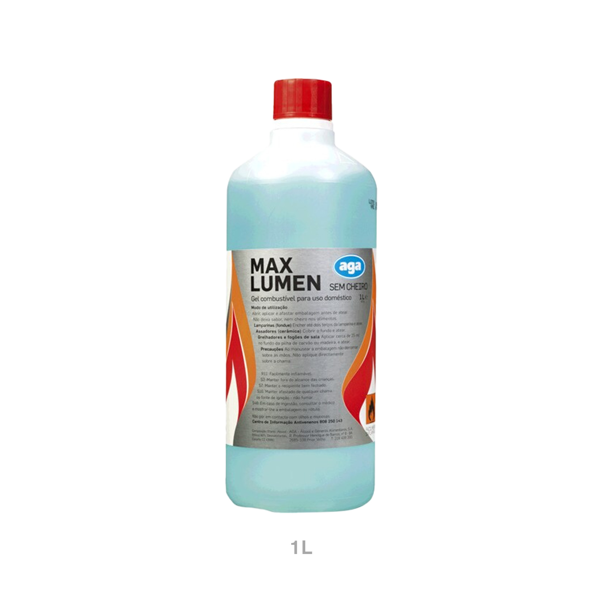 Gel Combustível Max Lumen Garrafa 1000ml