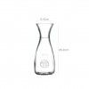 Decanter Vidro Bacchus 1000ml 9.4X26.2cm