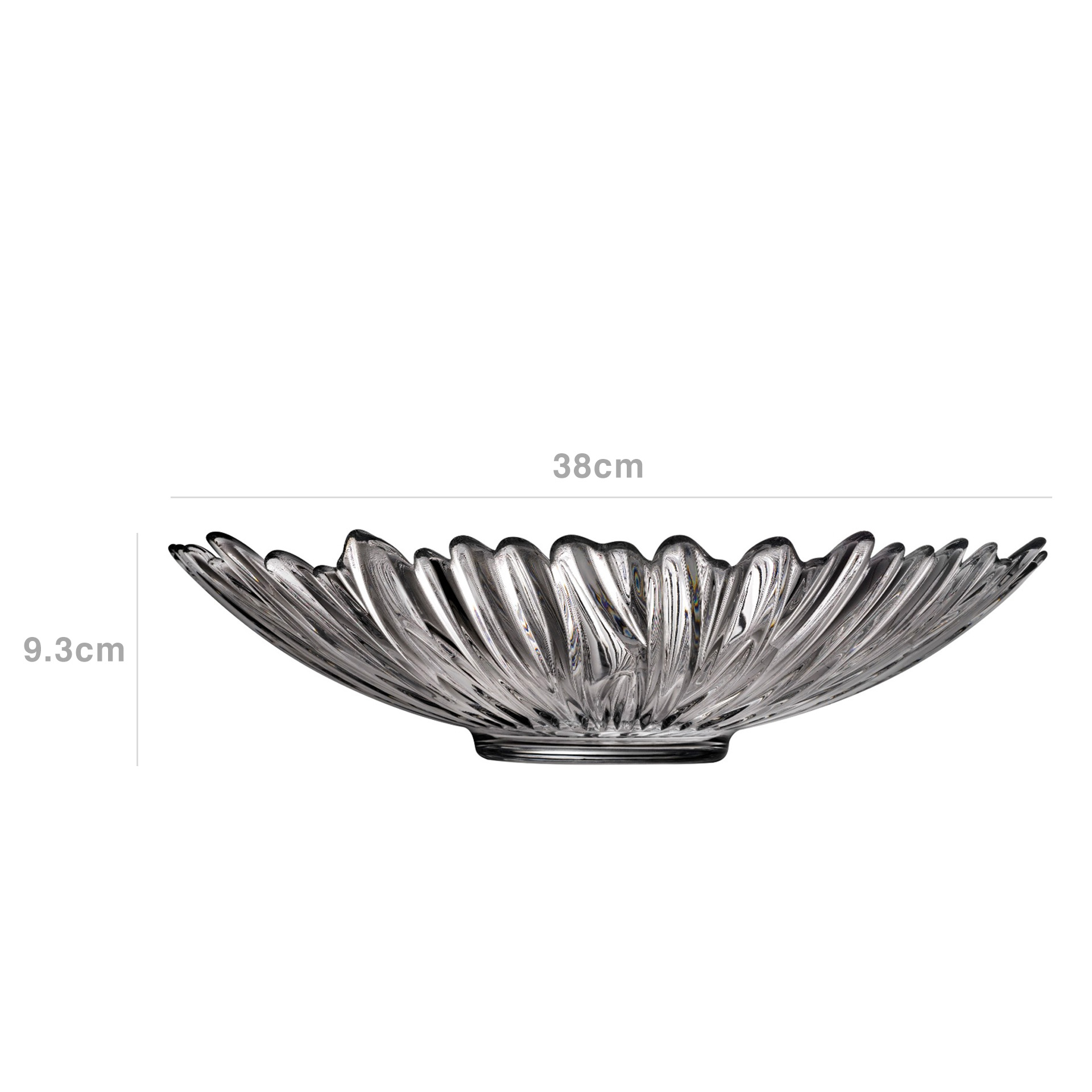 Taça Vidro Aurora 38X9.3cm