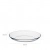 Travessa Vidro Invitation Oval 33X25cm