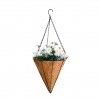 Floreira Fibra Coco Cnica com Suporte 25cm