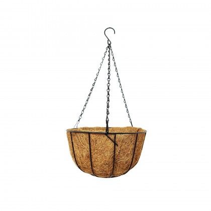 Floreira Fibra Coco com Suporte 25cm