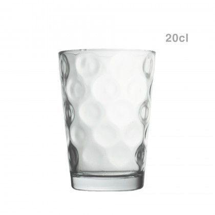 Copo Vidro Rings sem P 200ml Pack 6