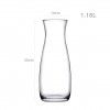 Decanter Vidro Amphora 1180ml 10X25cm