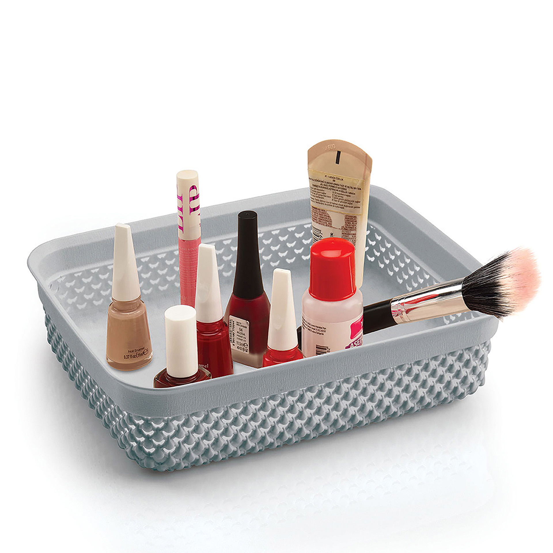 Cesto Multiusos Plástico 1100ml 18.5X13.5X6.5cm