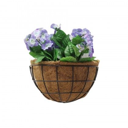Floreira Fibra Coco Redonda 30cm
