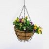 Floreira Fibra Coco com Suporte 30X14cm