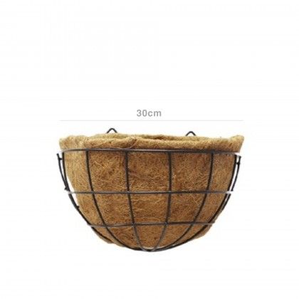 Floreira Fibra Coco Redonda 30cm