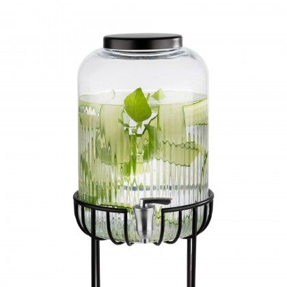 Dispensador Bebidas Vidro Urban Redondo 7000ml 22X45cm