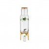 Dispensador Bebidas Vidro Nordic Wood 7500ml 23X23X60.5cm
