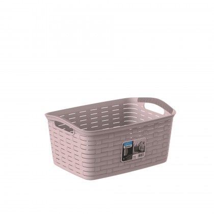 Cesto Multiusos Bamboo Pastel 35L 28X38X26cm Cesto Multiusos Bamboo Pastel 35L 28X38X26cm