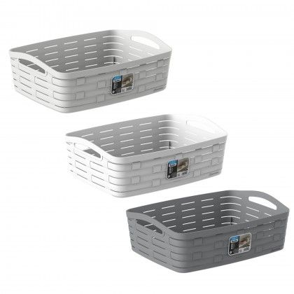 Cesto Multiusos Bamboo Elegant 40X31X14cm Cesto Multiusos Bamboo Elegant 40X31X14cm