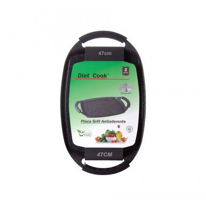 Placa Grill Granito Diet Cook Indu��o 45cm