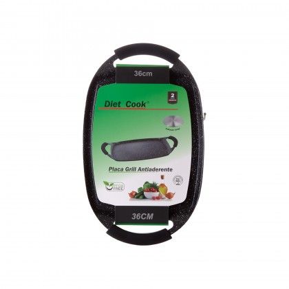 Placa Grill Granito Diet Cook Induo 35cm