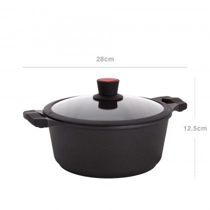 Caçarola Alumínio Fundido Diet Cook Indução 28X12.5cm Caçarola Alumínio Fundido Diet Cook Indução 28X12.5cm