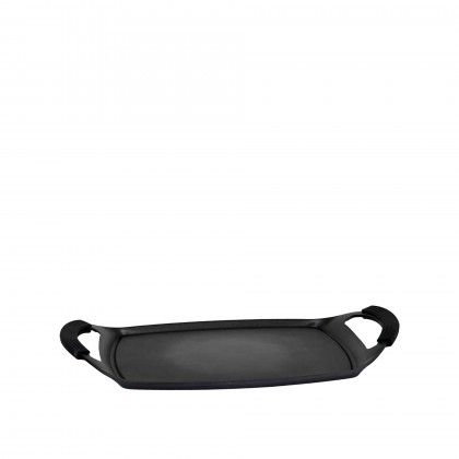 Placa Grill Antiaderente Diet Cook Black 36X23X1.5cm