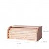 Caixa Po Madeira Natural Classic 41X26X16.5cm