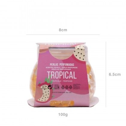Pérolas Perfumadas Tropical 100gr 8X6.5cm Pérolas Perfumadas Tropical 100gr 8X6.5cm