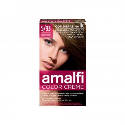 Tinta Cabelo Amalfi Castanho Dourado 5/93 50ml Tinta Cabelo Amalfi Castanho Dourado 5/93 50ml