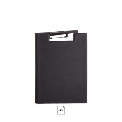Capa Bloco Apontamentos com Mola Ambar Ideas A5 Preto