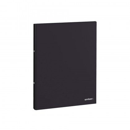 Pasta Dossier Ambar Ideas Liso A4 24.8X2X32cm Preto