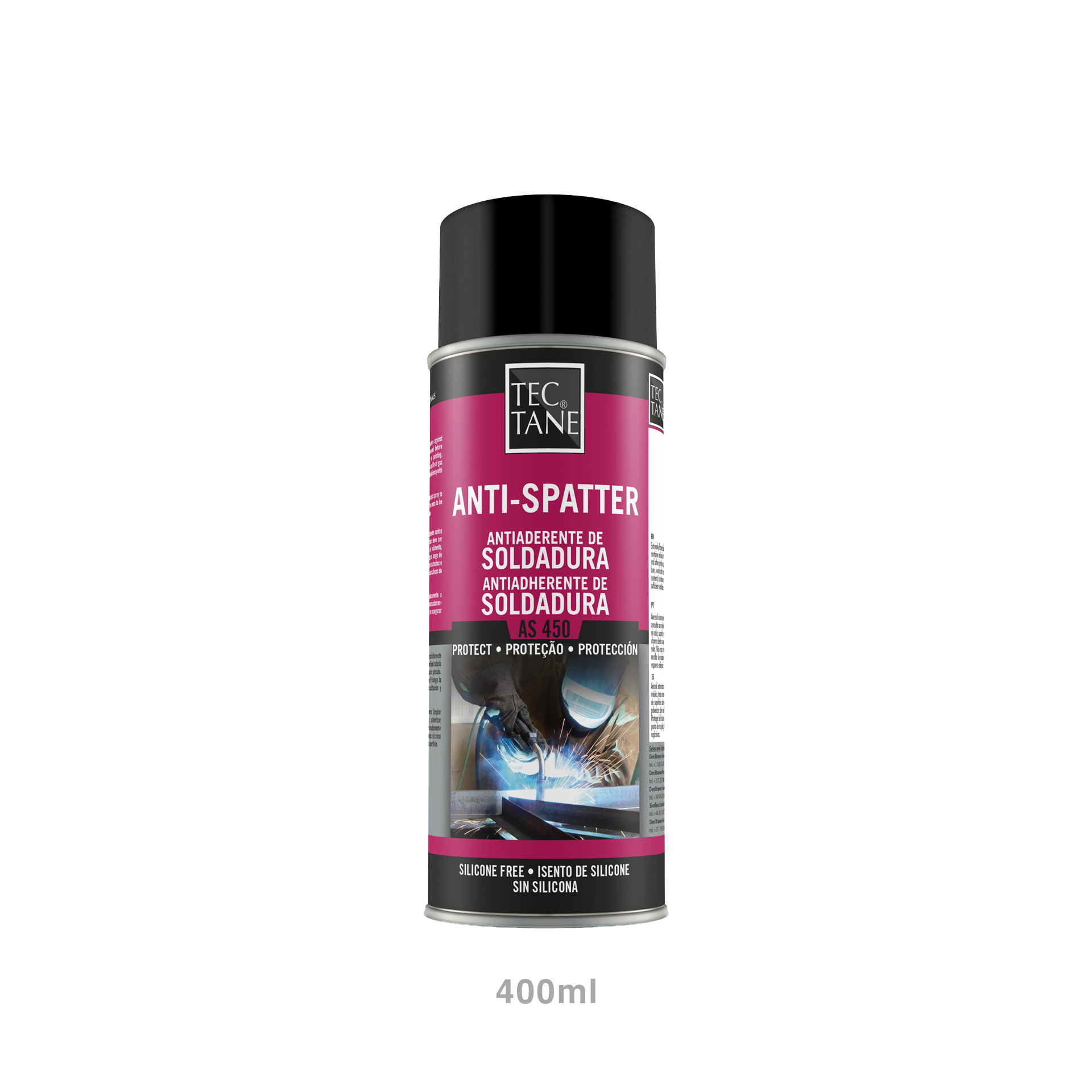 Spray Proteção Antiaderente Soldadura AS450 400ml