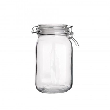 Frasco Hermtico Canes Tampa com Fecho Metlico 1500ml