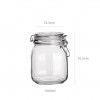 Frasco Herm�tico Canes Tampa com Fecho Met�lico 1500ml