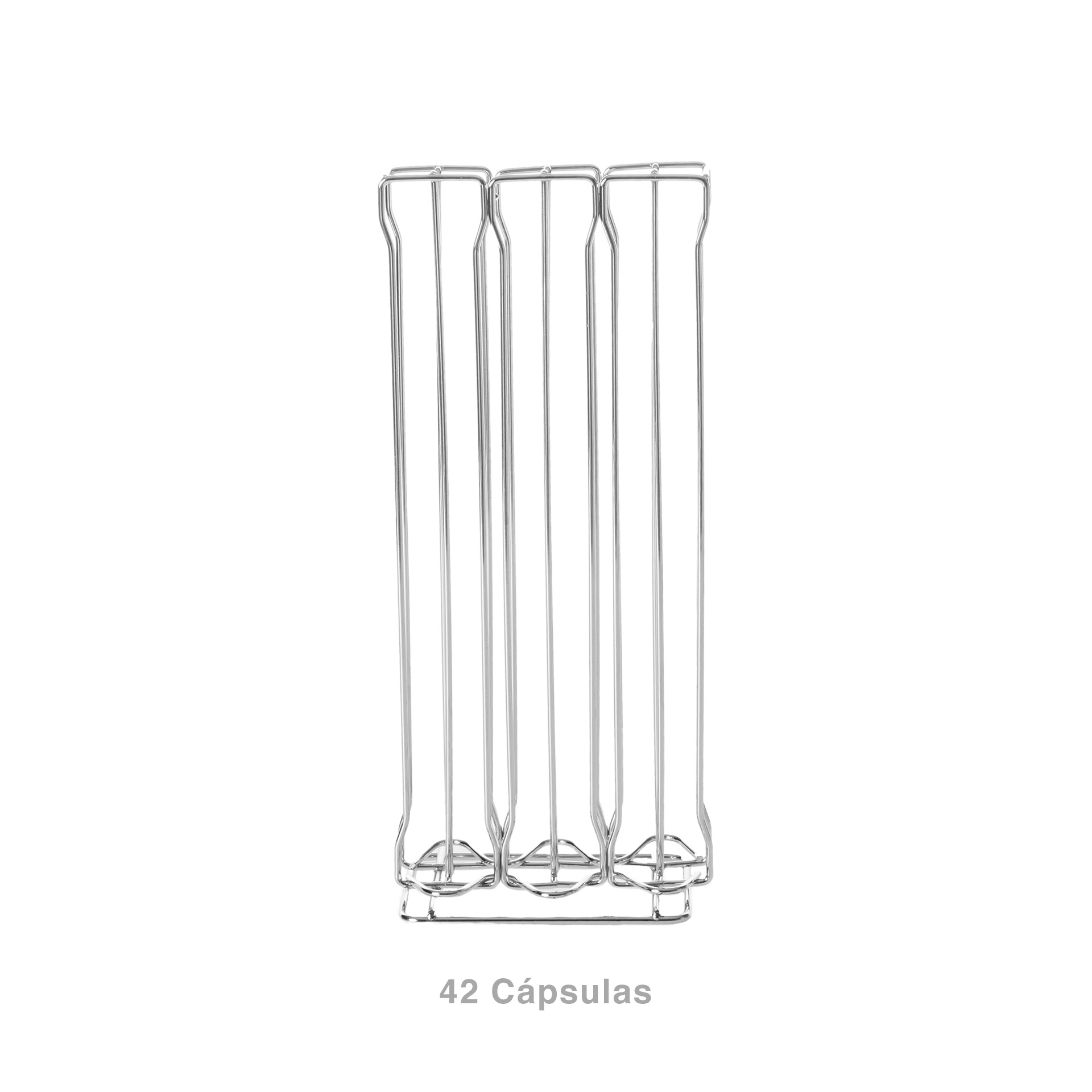 Suporte Cromado 42 Cápsulas Café