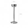 Suporte Inox para Balde Gelo 16X63cm Suporte Inox para Balde Gelo 16X63cm