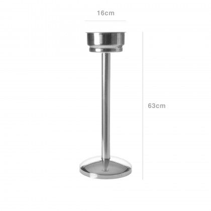 Suporte Inox para Balde Gelo 16X63cm