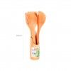 Conjunto 5 Colheres Cozinha Bambu com Suporte 30cm
