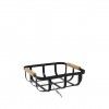 Cesto Metal Multiusos Preto 36X22X15.5cm