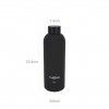 Garrafa Termica Soft Touch Preto 500ml 7.4X22.8cm