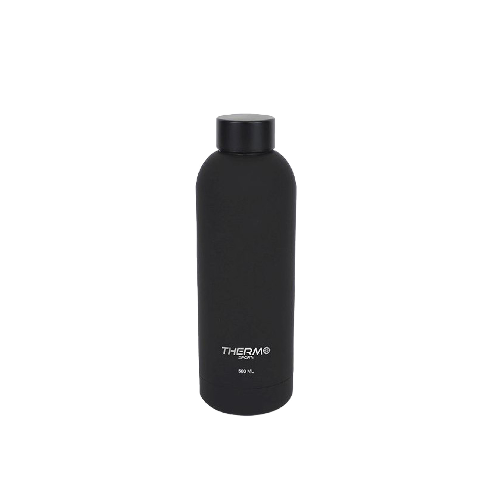 Garrafa Termica Soft Touch Preto 500ml 7.4X22.8cm