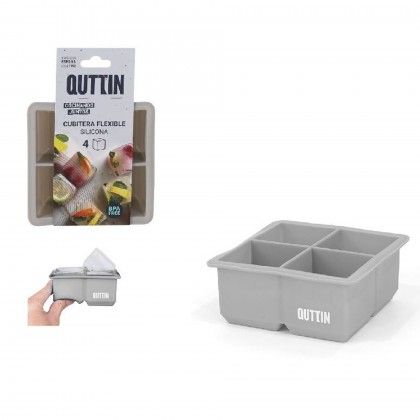 Cuvete Gelo Silicone Flex 4 Cubos 11.3X11.3X5cm