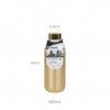 Garrafa gua Vidro com Capa Metalizada 400ml 6.9X19cm