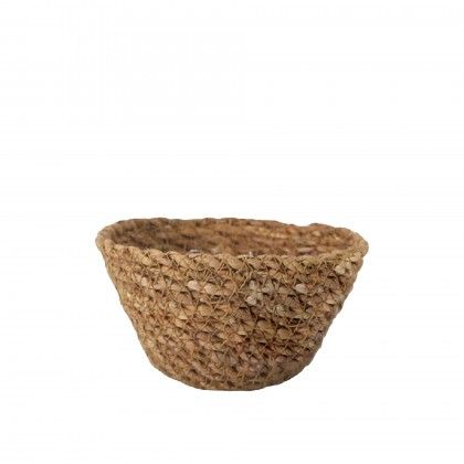 Cesto Vime Seagrass Redondo 10X6cm