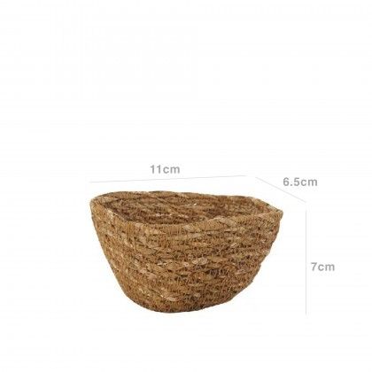 Cesto Vime Seagrass Retangular 11X6.5X7cm