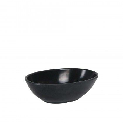 Taa Melamina Oval Preto 13.5cm