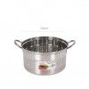 Cozedor Vapor Inox para Caarola 24cm
