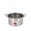 Cozedor Vapor Inox para Caarola 24cm