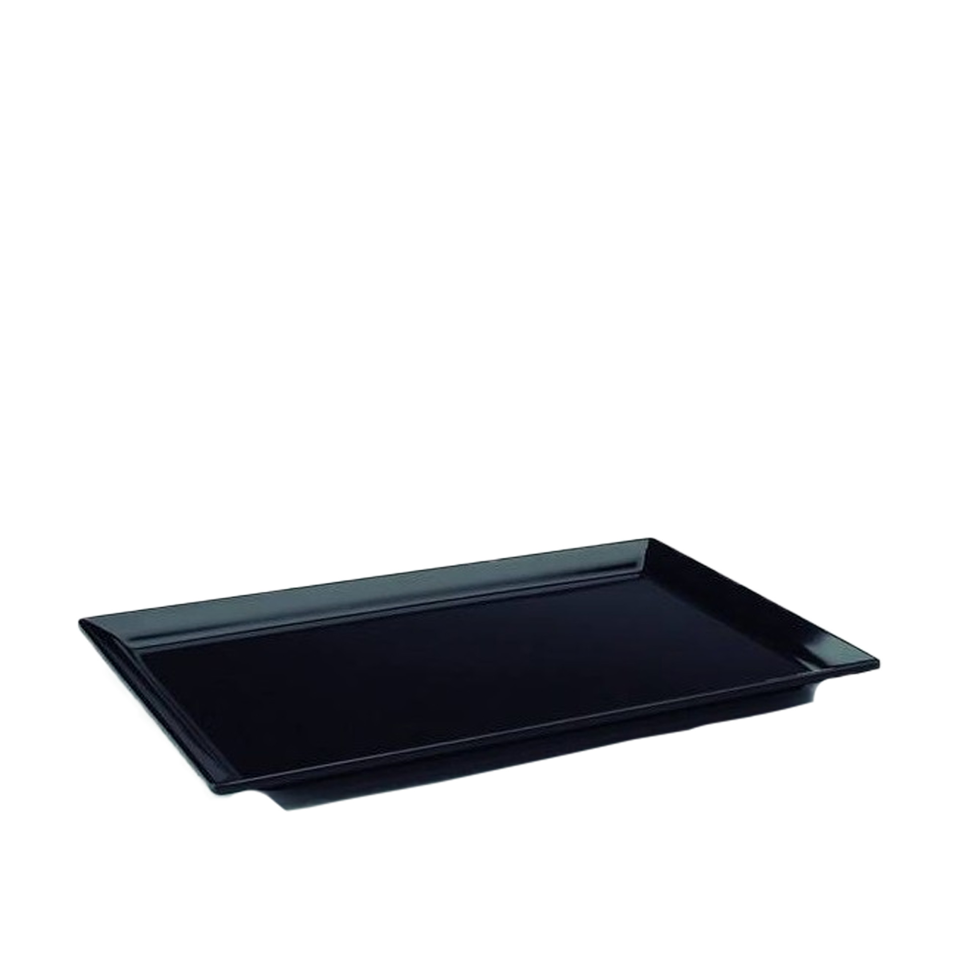 Bandeja Melamina Classic Preta 70X30cm