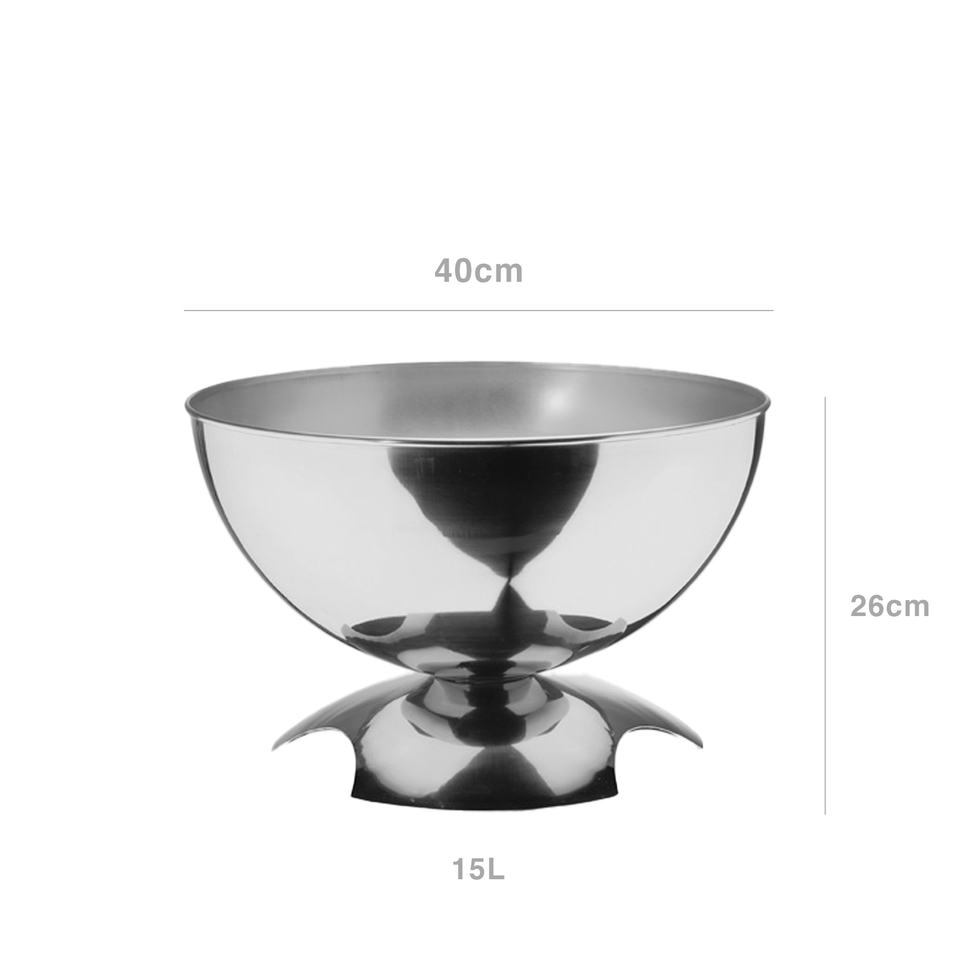 Champanheira Inox Luxe 15L 40X26cm