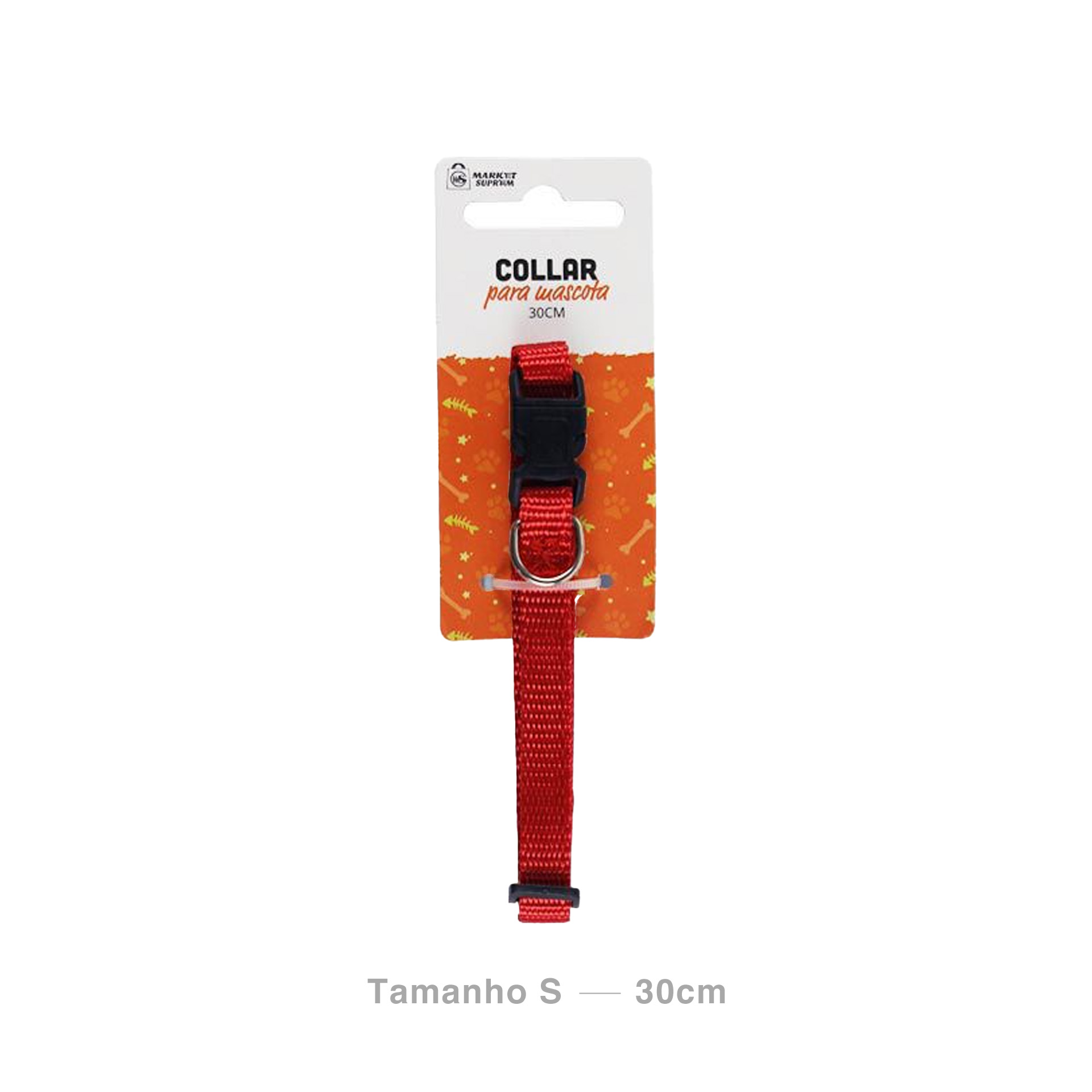 Trela Cão Tamanho S 30X1cm