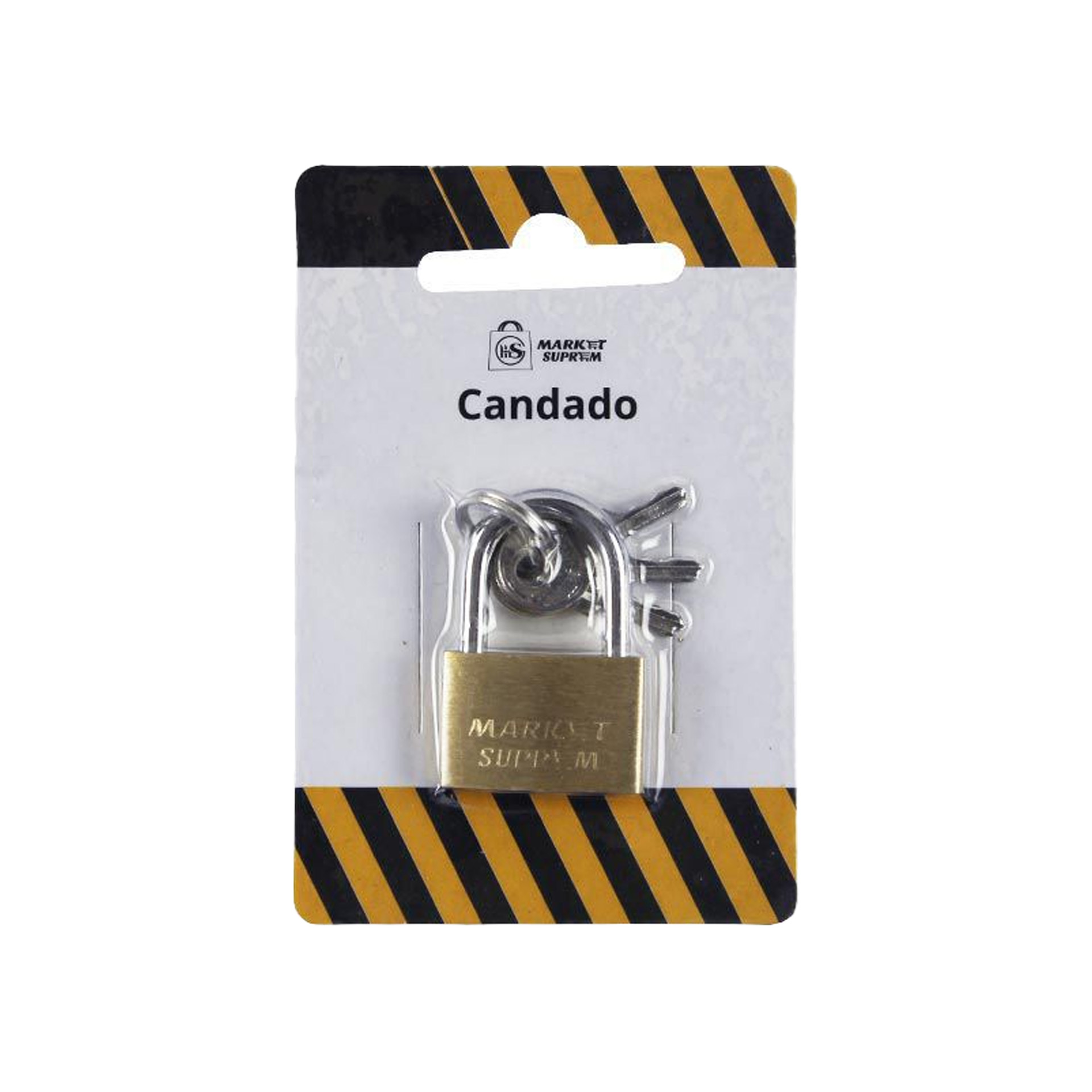 Cadeado Cobre com Chaves 24X15mm