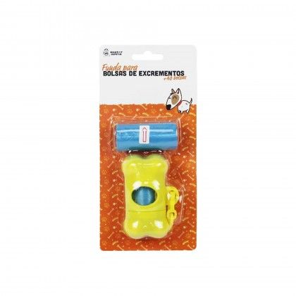 Dispensador com 2 Rolos 20 Sacos Excrementos