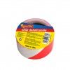 Rolo Fita Sinalizadora Supertite Branco / Vermelho 100mX48mm
