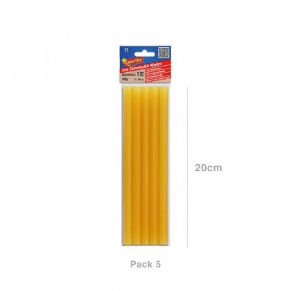 Cola Quente Supertite para Pistola Madeira 104gr 11X200mm Pack 5